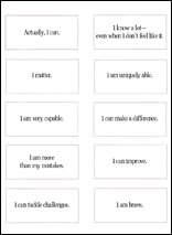 Affirmations printable preview image