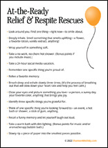 Respite & Rescue Resources printable preview image